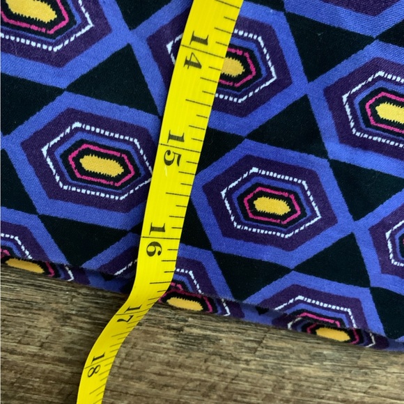 KATE SPADE Saturday Mini Skirt straight cotton blend sz 6 abstract retro NWOT - Picture 9 of 9